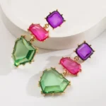 Multicolor Stone Earrings