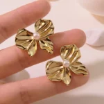 Bow oversized Statement Studs - Image 2