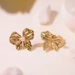 Bow oversized Statement Studs - Image 3