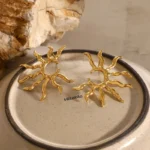 Sun Style Oversize Anti Tarnish Studs - Image 3