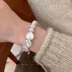 Handmade White Beaded Jewelry for Women - Image 3