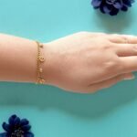 Elegant Gold-Plated Charm Bracelet - Image 2
