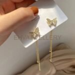 Pretty Butterfly chain Long Earrings🦋
