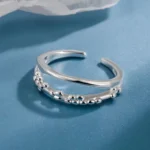 Double Layered Bead Ring