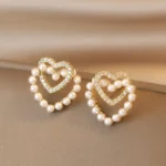 Double Heart Studs💝