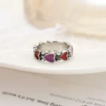 Round Lot Of hearts Rings - Image 2