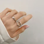 Cute Hearts Rings " combo"