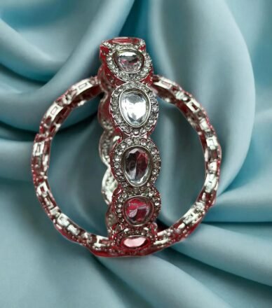 Mirror Kundan Kada (set of 2)