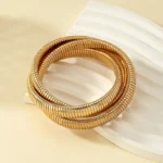 Chain Style three Bracelet Stack