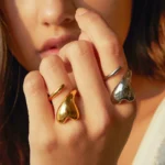 IG Style Heart shape ring (Gold)