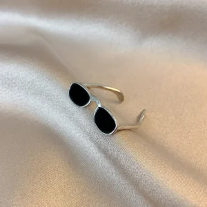 Sunglasses design finger ring – quirky alloy adjustable trendy jewellery India