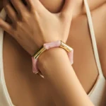 Tropic Resin Adjustable Bracelet (pink)