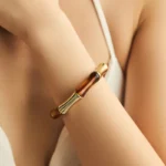 Tropic Resin Adjustable Bracelet (Brown)