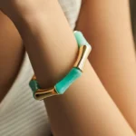 Tropic Resin Adjustable Bracelet (turquoise)