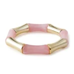 Tropic Resin Adjustable Bracelet (pink) - Image 2