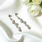 Pearl Long Statement Earrings