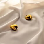 Simple Bold Heart Studs - Image 2