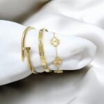 Classy Stack of Bracelets