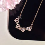 Magnetic heart pendent chain
