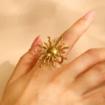 Bright Sun Adjustable Ring