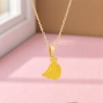 Sweet Banana Fruit Pendant Necklace