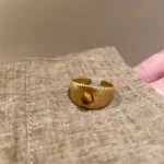 Sun Flower Tiger Eye Ring Combo - Image 3