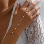 Fashion Sequin Chain Ring Bracelet - Image 3