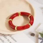 Resin Adjustable and trendy Bracelet (RED)