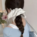 Oversized Polka Dot Scrunchie - Image 3