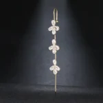 Drop Leaf pattern single Earcuff