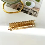 Stylish Plastic Resin Hair Tie (Brown)