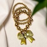 Bowknot Bracelet Stack Beads Jewellery - Image 2