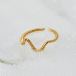Dating Waves Adjustable Ring - Image 3