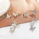 Fashion butterfly Inlay Earcuff (right) - Image 2