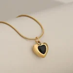 Hot Black Heart Chain