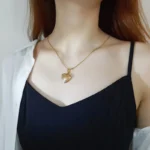 Openable Heart-Shaped Pendant Necklace