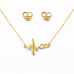 Heartbeat Infinity Necklace-