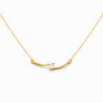 Minimal Pearl Bar Necklace for Women - Image 3